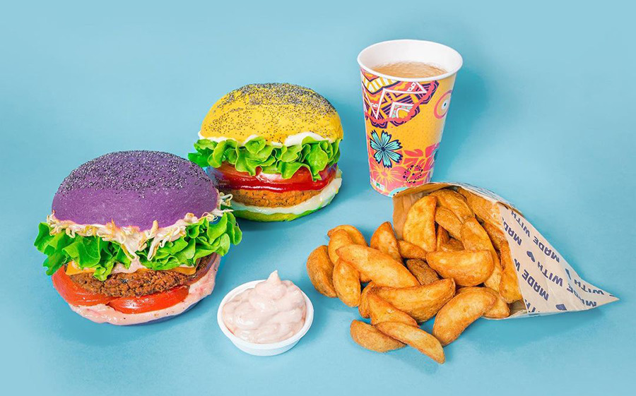 Flower Burger, the popular European chain, has opened its first UK restaurant