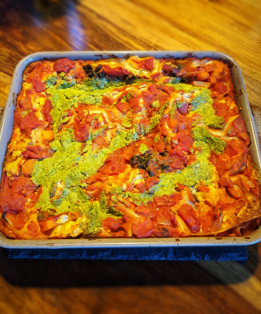 Mushroom and Spinach Lasagne